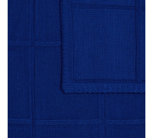 Плед Chainfield, темно-синий (кобальт)