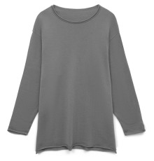 Лонгслив унисекс Siluetti Fuori, серый