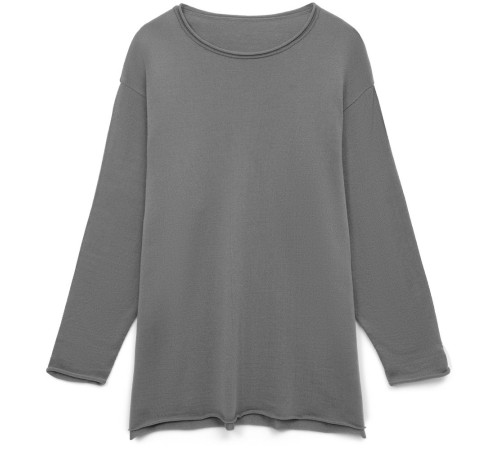 Лонгслив унисекс Siluetti Fuori, серый