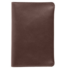 Обложка для паспорта Apache, ver.2, темно-коричневая