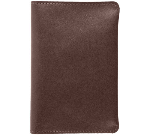 Обложка для паспорта Apache, ver.2, темно-коричневая