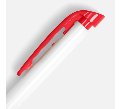 Ручка шариковая Favorite, белая с красным