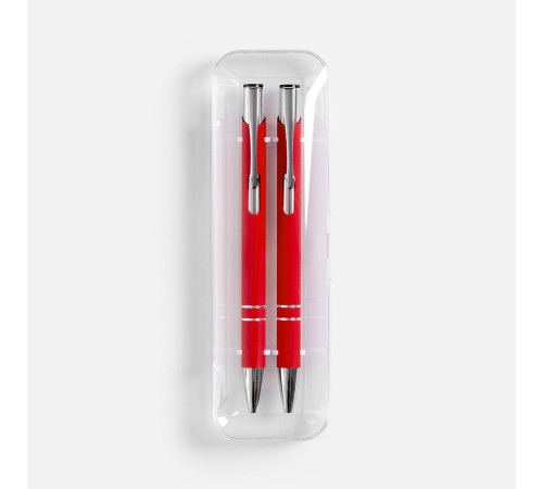 Набор из 2 ручек Keskus Soft Touch, красный