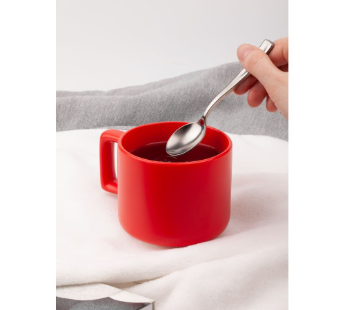 Чашка Jumbo в коробке матовая, красная