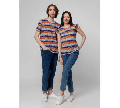 Футболка женская Rayet Lady двусторонняя, оранжевая с фиолетовым