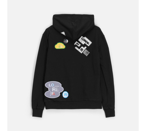 Толстовка с капюшоном Unit Kirenga, черная