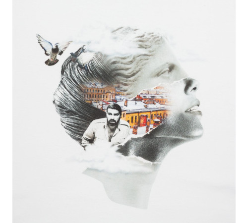 Футболка женская «Подруга Питер», белая