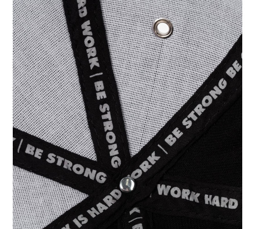 Бейсболка Hard Work Black со светоотражающим элементом