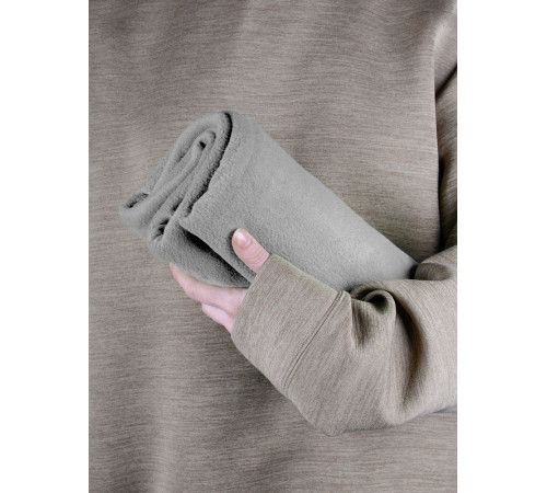 Флисовый плед Warm&Peace, серый