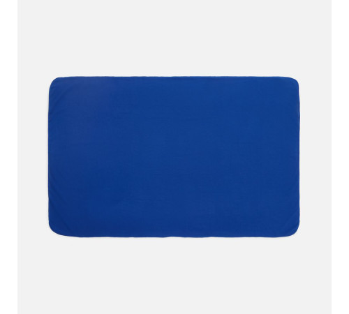 Флисовый плед Warm&Peace, ярко-синий