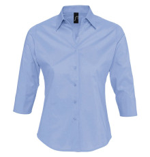 Рубашка женская с рукавом 3/4 Effect 140, голубая