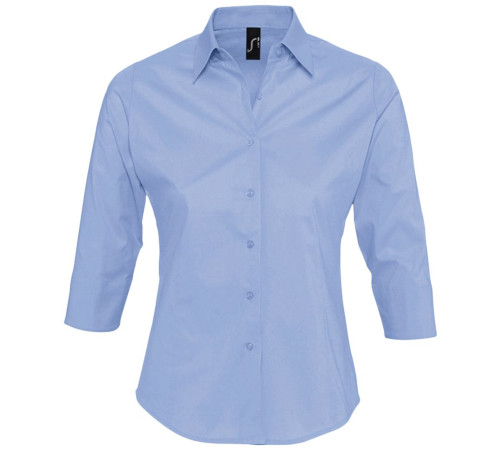 Рубашка женская с рукавом 3/4 Effect 140, голубая