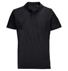 Рубашка поло унисекс Pulse, черная
