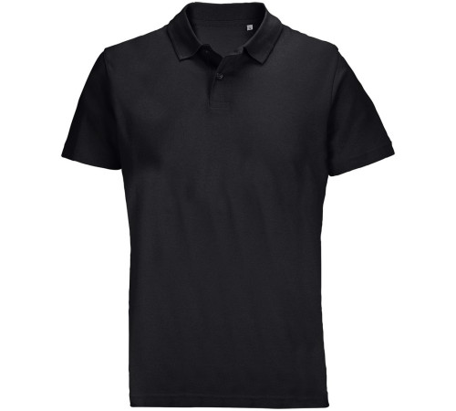 Рубашка поло унисекс Pulse, черная