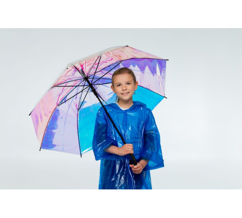 Дождевик-плащ детский BrightWay Kids, синий