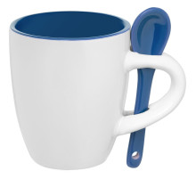 Кофейная кружка Pairy с ложкой, синяя