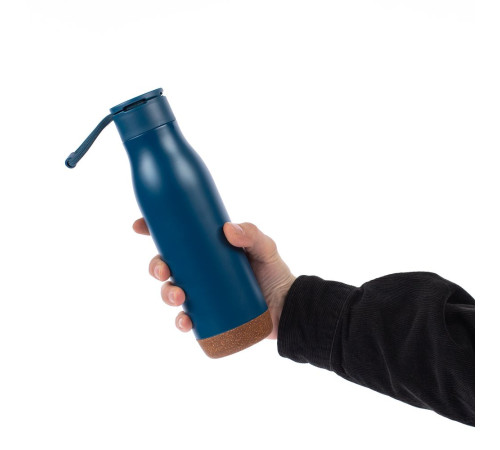 Термобутылка Steady, синяя