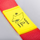 Лейбл из ПВХ Dzeta, S, желтый неон