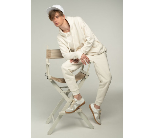 Худи унисекс H2, молочно-белое