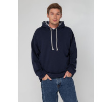 Худи унисекс оверсайз Seamark, темно-синее
