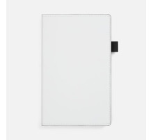 Ежедневник White Shall, недатированный, бело-черный