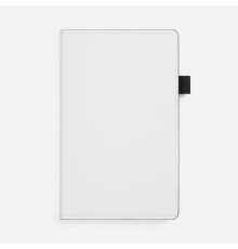 Ежедневник White Shall, недатированный, бело-черный