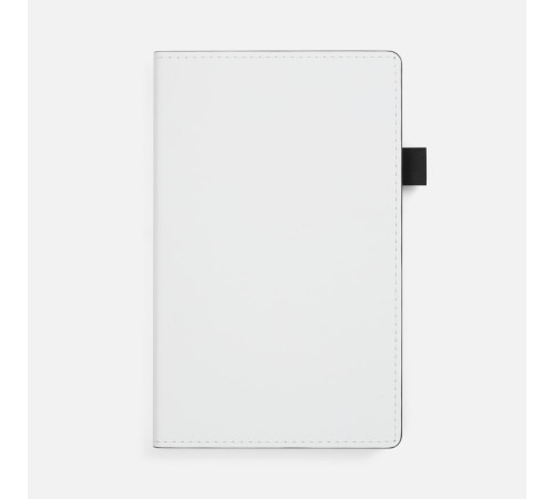 Ежедневник White Shall, недатированный, бело-черный