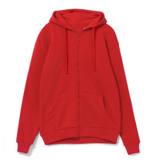 Толстовка на молнии с капюшоном Siverga 2.0, красная