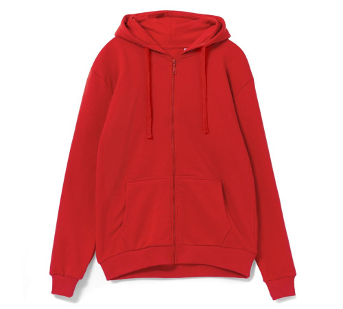 Толстовка на молнии с капюшоном Siverga 2.0, красная