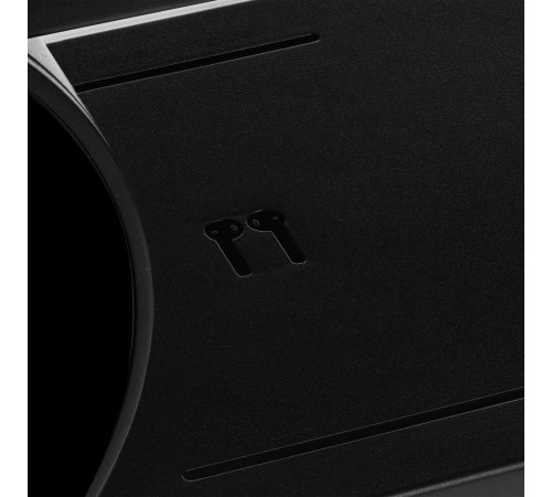 Станция беспроводной зарядки с часами fullStack, черная