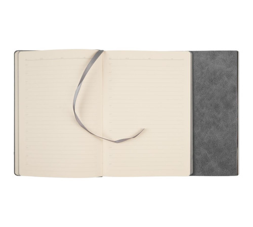 Ежедневник Petrus Flap, недатированный, серый