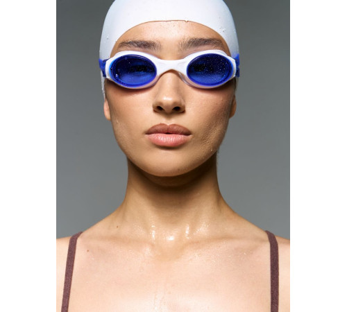Очки для плавания Swimatic, синие с белым
