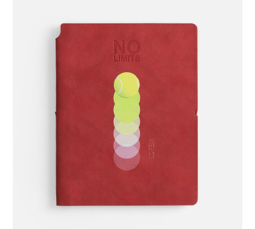 Ежедневник Kuka, недатированный, ver.2, красный