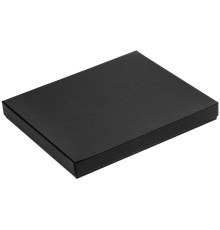 Коробка Overlap под ежедневник, аккумулятор и ручку, ver.2, черная