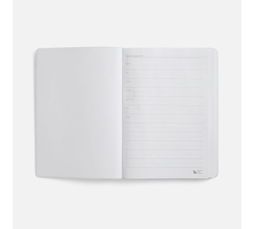 Ежедневник Tact, недатированный, белый
