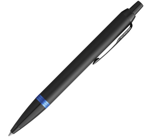 Ручка шариковая Parker IM Professionals Marine Blue BT, черная с синим