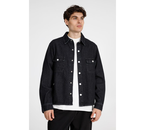 Куртка джинсовая O3, черная