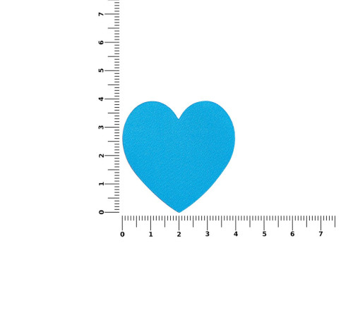 Наклейка тканевая Lunga Сor, M, голубая