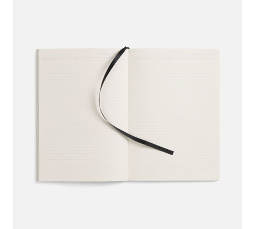 Ежедневник Flat Light, недатированный, черный