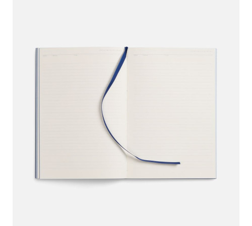 Ежедневник Flat, недатированный, синий, ver.2