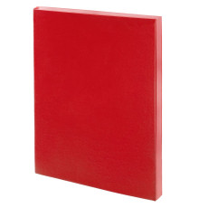 Ежедневник Flat, недатированный, красный