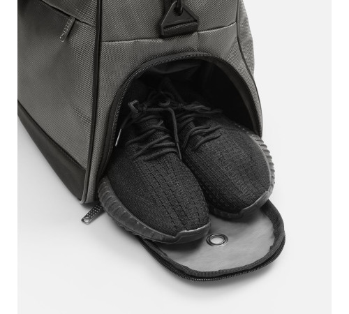 Спортивная сумка Atlantes, серая с черным