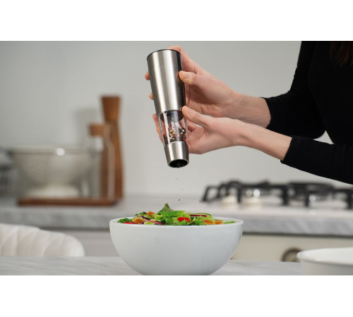 Электрическая мельница Molle, серебристая