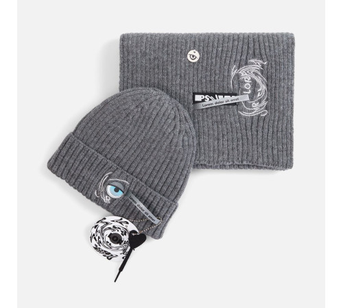 Набор Laconi, темно-серый меланж