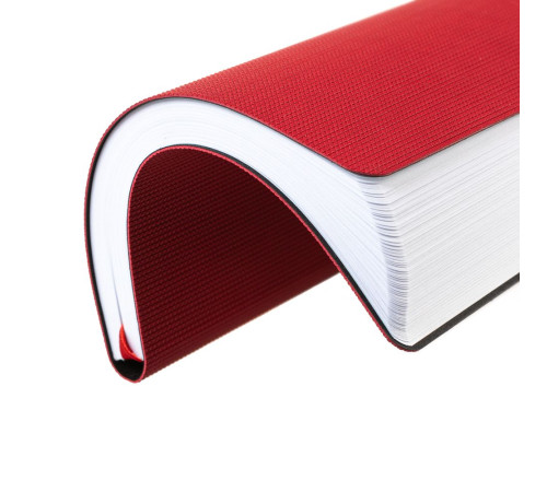 Ежедневник Knit, недатированный, красный