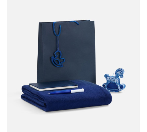 Подвеска «Лошадка-качалка», 3D-печать, синяя