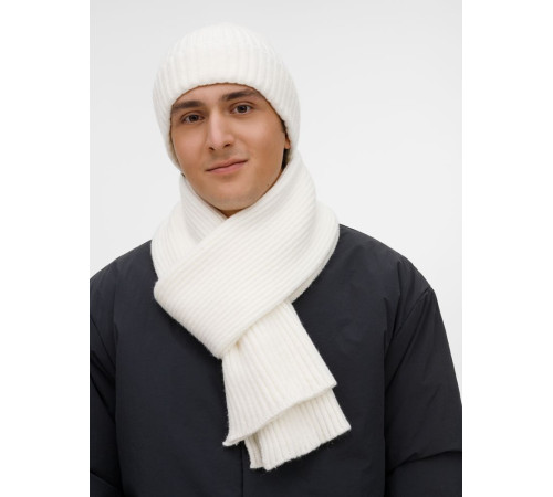 Шарф Laconi, молочно-белый