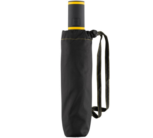 Зонт складной AOC Mini с цветными спицами, желтый