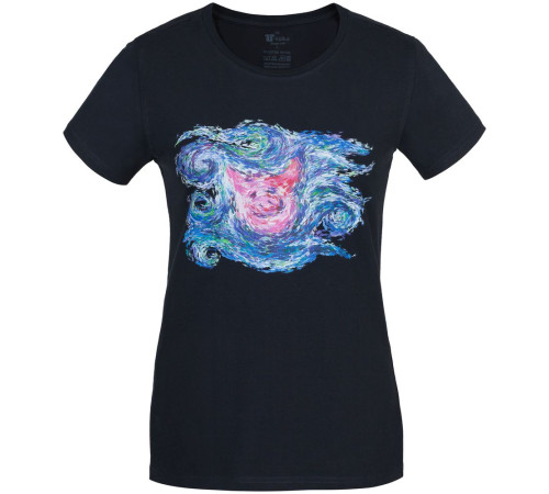 Футболка женская «Ван-Пиг», синяя