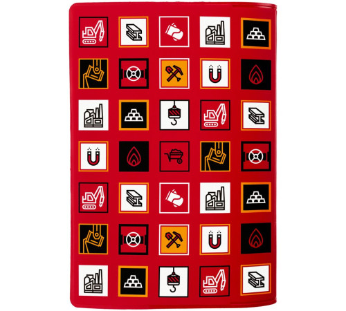 Обложка для паспорта Industry, металлургия